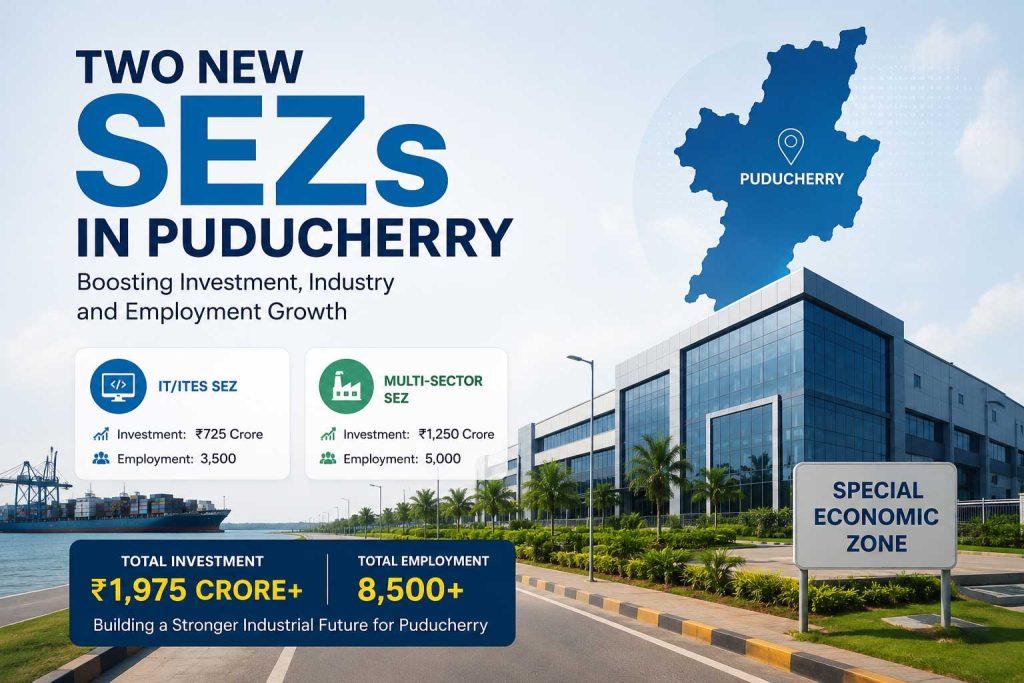 Government Approves Two New SEZs in Puducherry